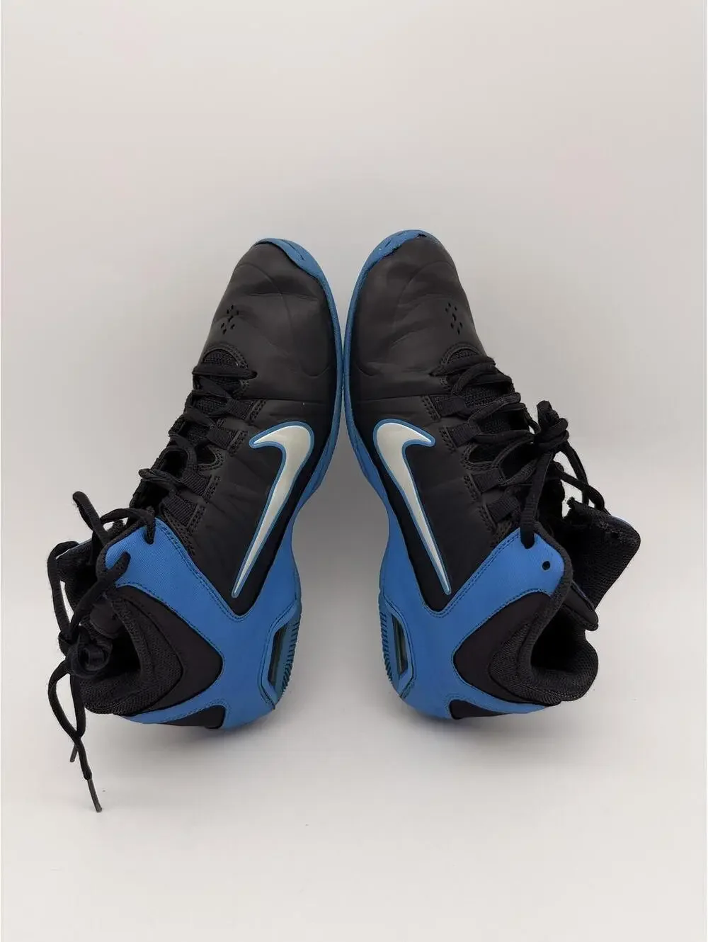 Nike Air‎ Visi Pro IV Men's Basketball Shoe Black Blue Size 8